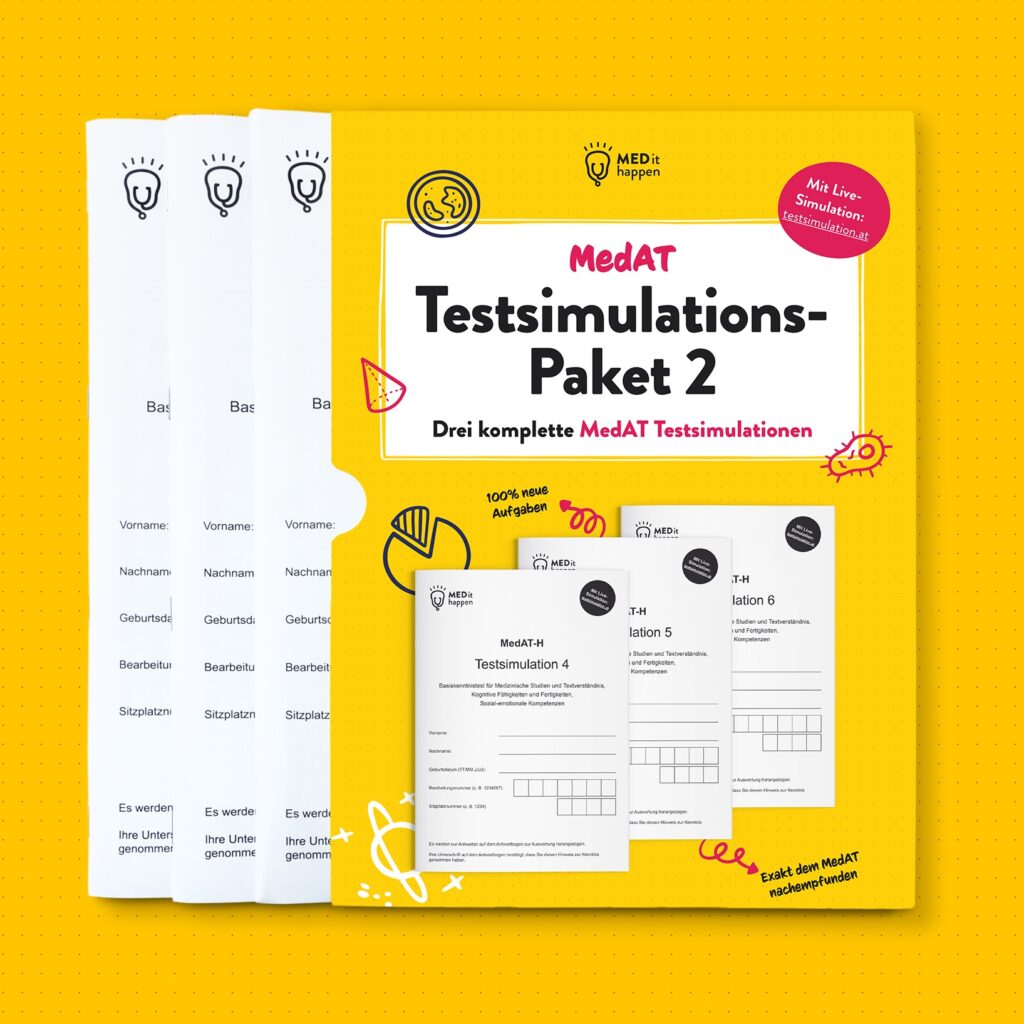 MedAT Testsimulations-Paket 1 + 2 ts2 neu